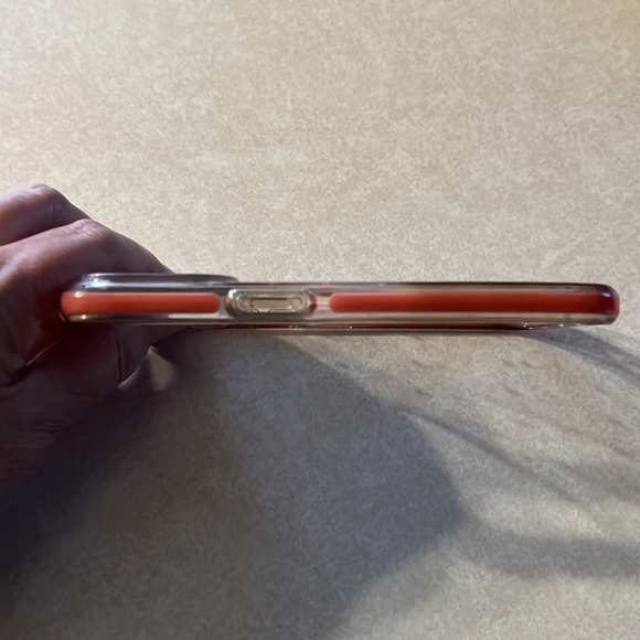 Kate Spade Hardshell iPhone Case in Ombré Pink Dot and Clear, for iPhone 13 Pro - Picture 9 of 15